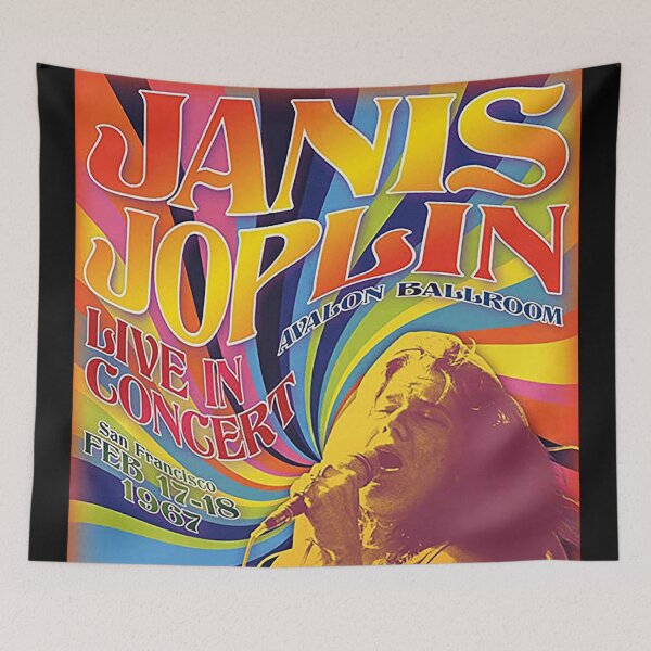 Item preview, live concert janis joplin 1967 designed and sold by LennaKonopelski.