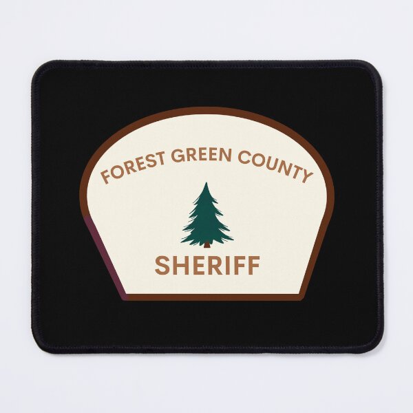 Item preview, Forest Green County Sherriff designed and sold by Witch-n-Warlock.