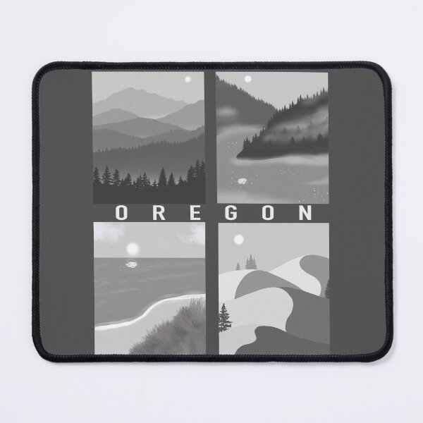 Item preview, Oregon Scene Cards (white) designed and sold by ReisssPieces.