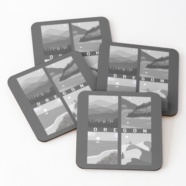 Item preview, Oregon Scene Cards (white) designed and sold by ReisssPieces.
