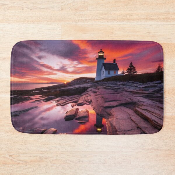 Item preview, Guiding Light of Pemaquid Point - Majestic Lighthouse by the Sea designed and sold by Dubage603.