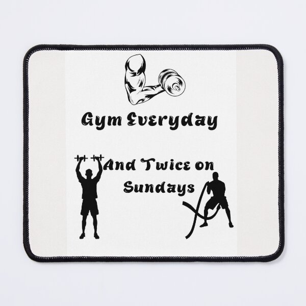 Item preview, Gym Everyday and Twice on Sundays (2) designed and sold by Steph1TheArtist.