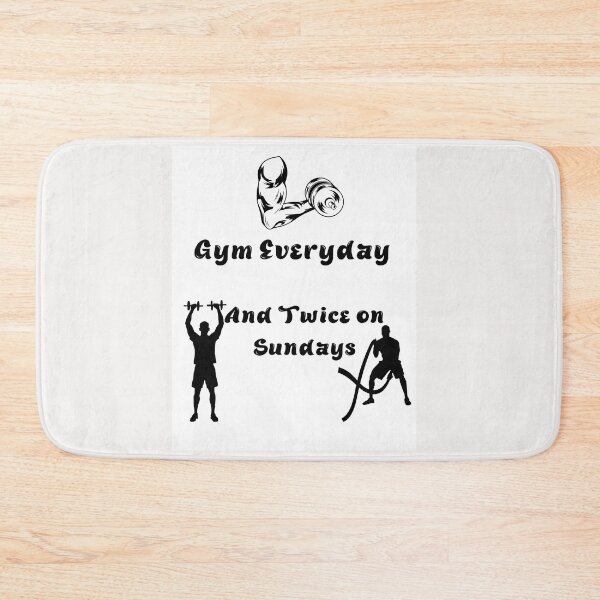 Item preview, Gym Everyday and Twice on Sundays (2) designed and sold by Steph1TheArtist.