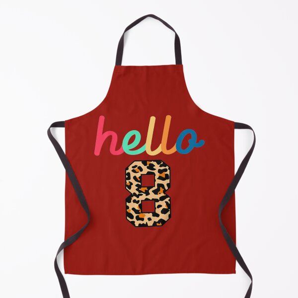 Item preview, Kids Hello 8 Birthday 8 Years 8th Birthday Leopard Print designed and sold by okizcscyauv98.