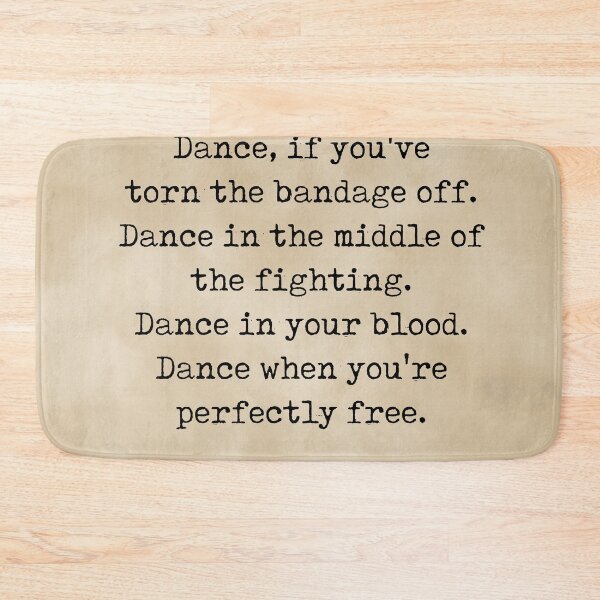 Item preview, Rumi Quote 03 - Dance when you're perfectly free - Typewriter Print - Vintage designed and sold by Studio Grafiikka.