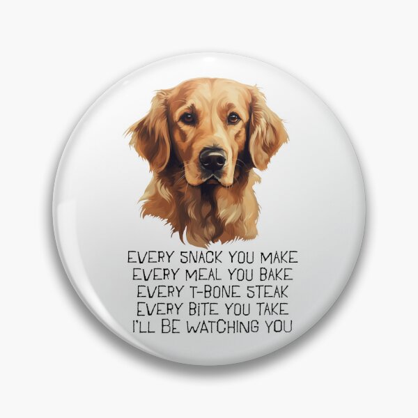 Item preview, I’ll Be Watching you Golden Retriever designed and sold by ChrisM63.