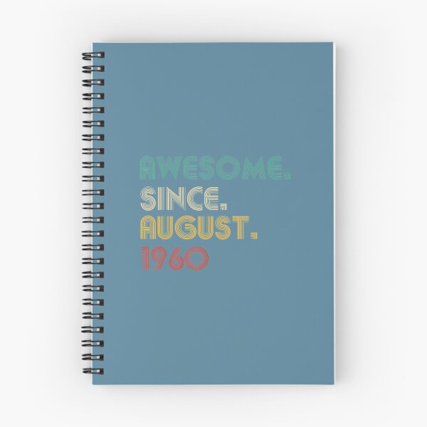 Item preview, 62 Year Old Awesome Since August 1960 	 62nd Birthday 	 DM81606	 designed and sold by rnabqehzzf4.