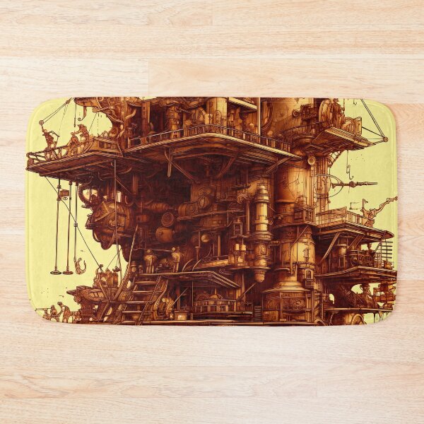 Item preview, Victorian Rube Goldberg Steampunk Machine Architecture designed and sold by entwithanaxe.