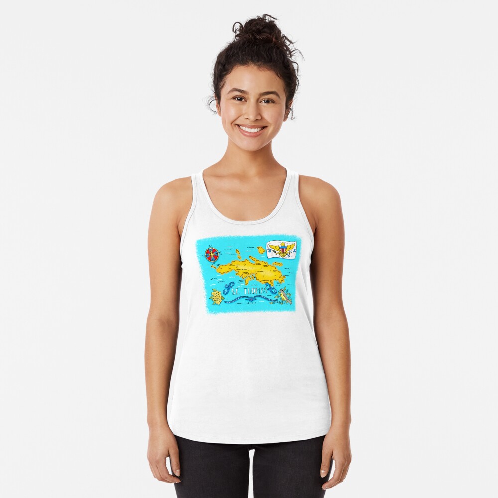 Item preview, Racerback Tank Top designed and sold by Wildharegrafix.