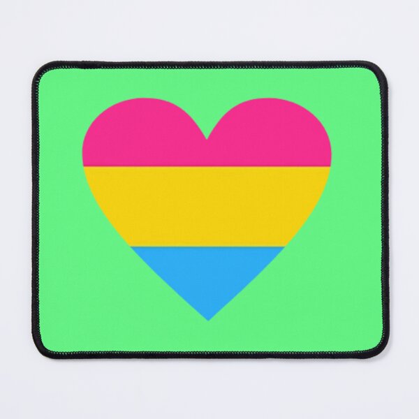 Item preview, Pansexual pride heart designed and sold by mkwirfs1994.
