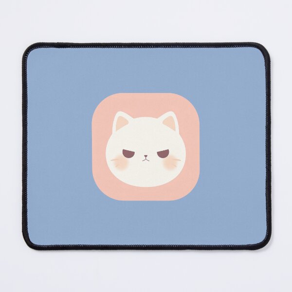 Item preview, Cute Frowning Cat Illustration designed and sold by iCherryRed.