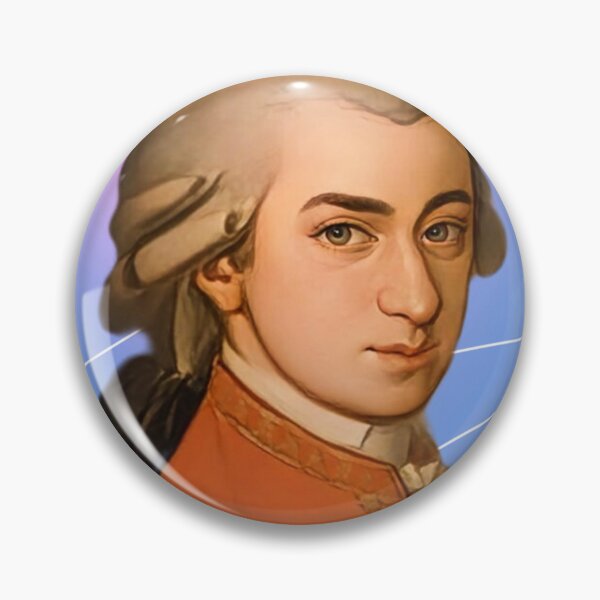 Item preview, Influential composer Wolfgang Amadeus Mozart illustration  designed and sold by Litstoy.
