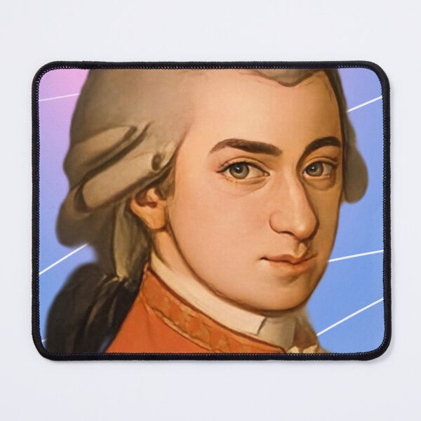 Item preview, Influential composer Wolfgang Amadeus Mozart illustration  designed and sold by Litstoy.