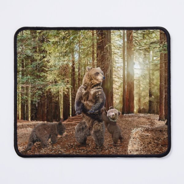 Item preview, bear with landscape designed and sold by brigitte-arte.
