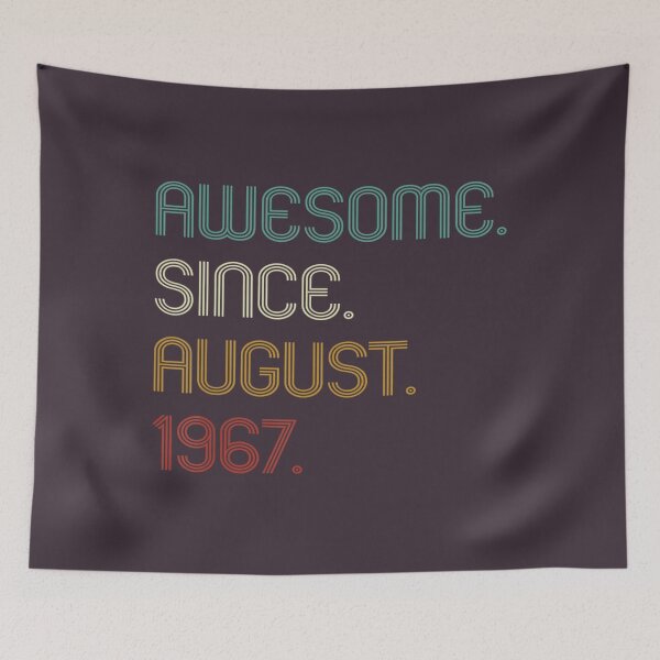 Item preview, 54th Birthday 	 54 Years Old Awesome Since August 1967 	 DM66421	 designed and sold by oiadkcgk61.