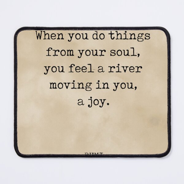 Item preview, Rumi Quote 05 - When you do things from your soul - Typewriter Print - Vintage designed and sold by Studio Grafiikka.