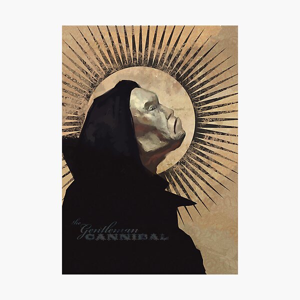 The Gentleman Cannibal: Profile Photographic Print