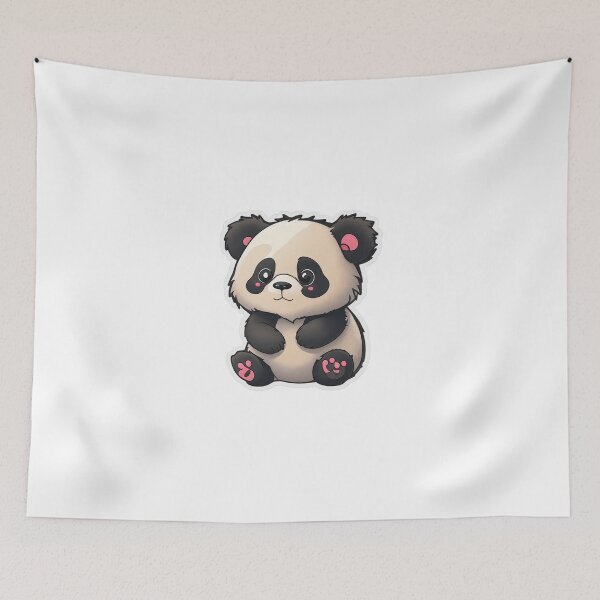 Item preview, Adorable Cartoon Panda Character designed and sold by mdhanim.