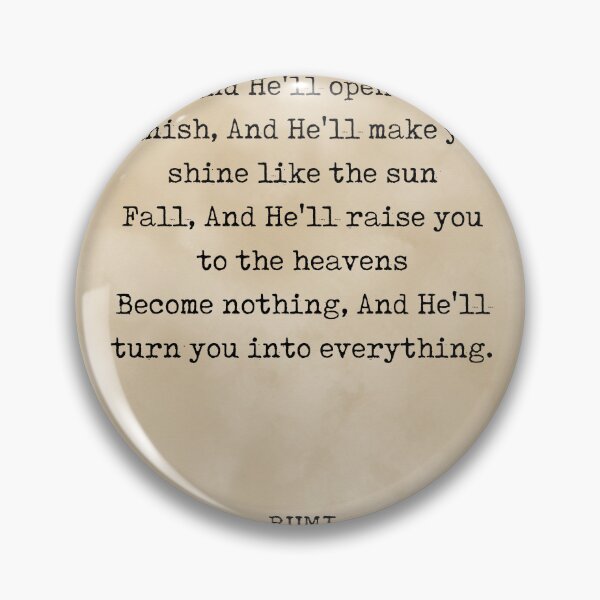 Item preview, Rumi Quote 06 - Knock and He'll open the door - Typewriter Print - Vintage designed and sold by Studio Grafiikka.