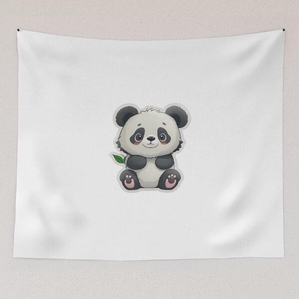 Item preview, Happy Little Panda Cartoon designed and sold by mdhanim.
