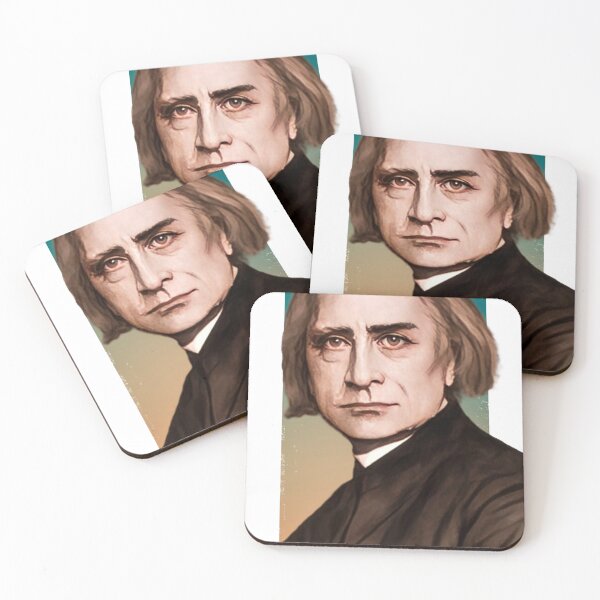 Item preview, Hungarian composer Franz Liszt illustration  designed and sold by Litstoy.