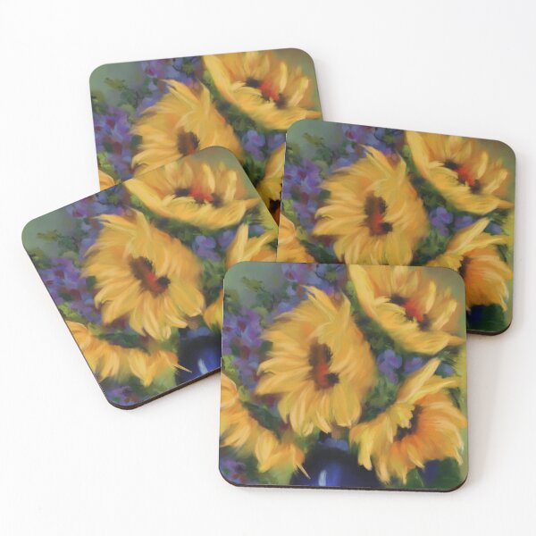 Item preview, Sunflowers in Vase designed and sold by MamesMessyArt.