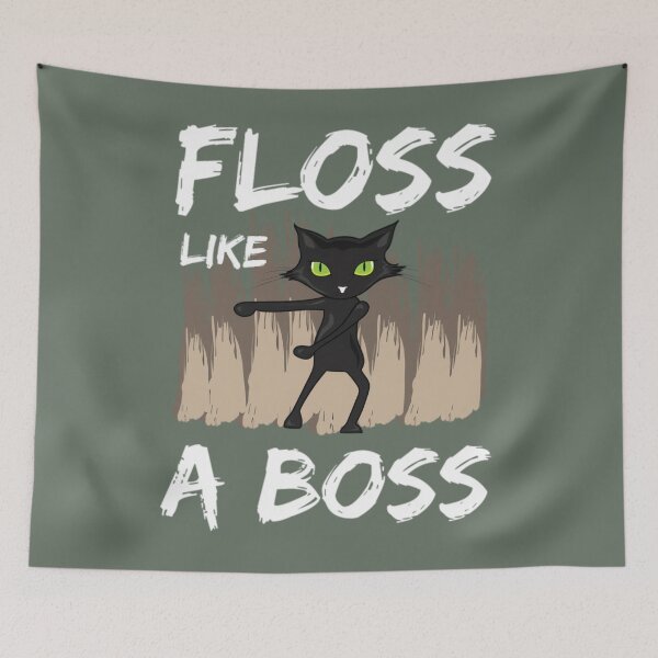 Item preview, Halloween Black Cat Floss Like A Boss, Youth	 designed and sold by pptloxaoc21.