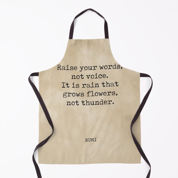 Item preview, Rumi Quote 07 - Raise your words, not voice - Typewriter Print - Vintage designed and sold by Studio Grafiikka.
