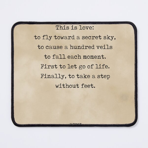 Item preview, Rumi Quote 09 - This is love - Typewriter Print - Vintage designed and sold by Studio Grafiikka.