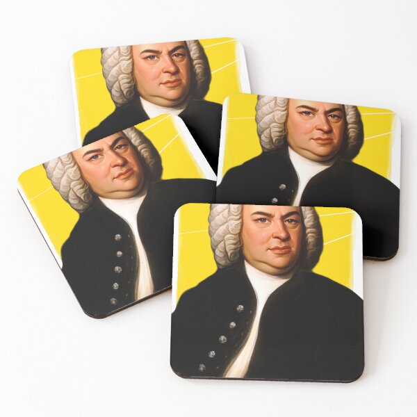Item preview, German Composer Johann Sebastian Bach illustration  designed and sold by Litstoy.