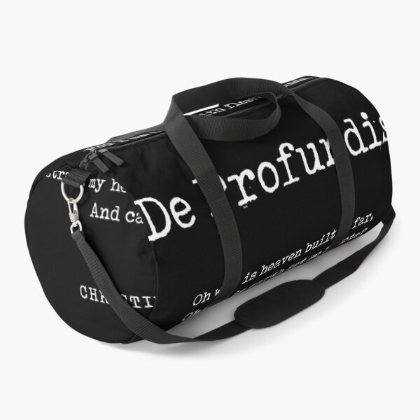 Item preview, De Profundis - Christina Rossetti Poem - Literature - Typewriter Print 1 - Black designed and sold by Studio Grafiikka.
