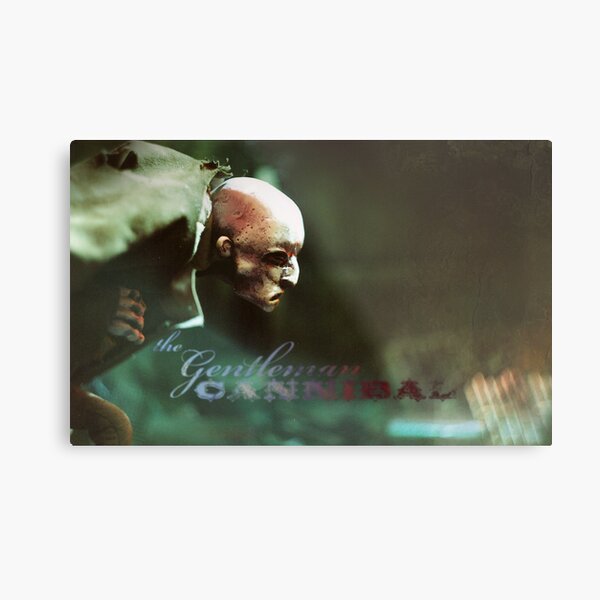 The Gentleman Cannibal: A Thief in Profile Metal Print