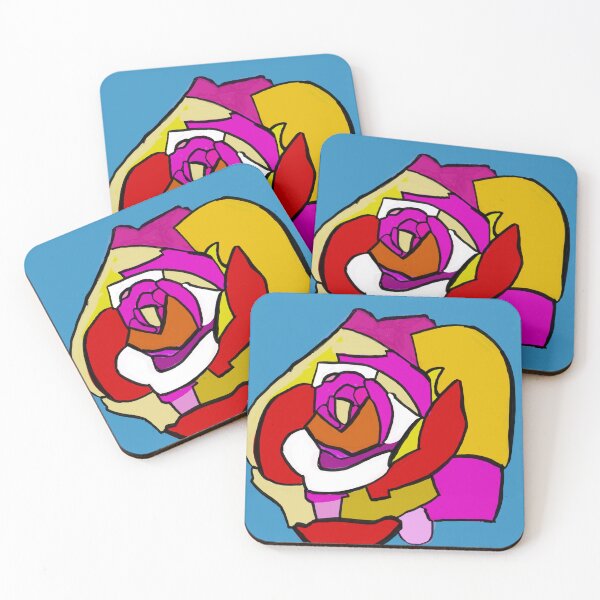 Item preview, Beautiful Multicolored Rose Hand Drawn designed and sold by Victoria Rose.