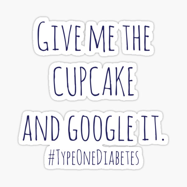 Give me the Cupcake Sticker
