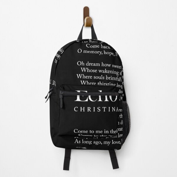 Item preview, Echo - Christina Rossetti Poem - Literature - Typography Print 1 - Black designed and sold by Studio Grafiikka.