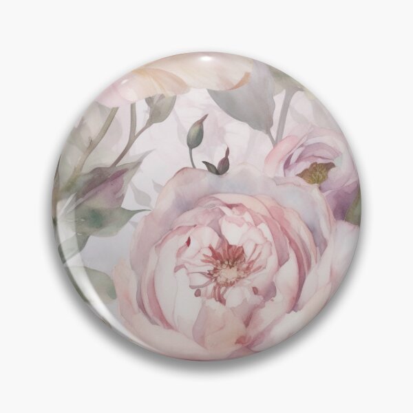 Artikelvorschau, Soft Watercolour Ethereal Peony Pattern entworfen und verkauft von sandy3105.