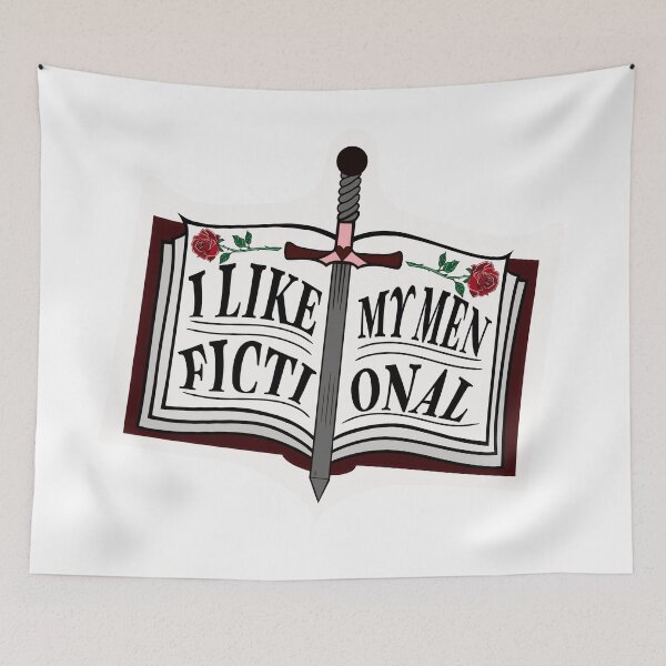 Item preview, I Like My Men Fictional designed and sold by SamiSweetShop.