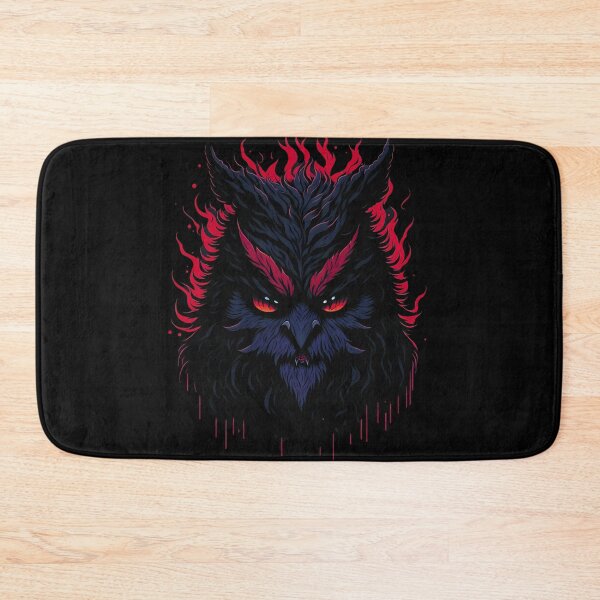 Item preview, dark demon owl drawing designed and sold by khalidbaia.