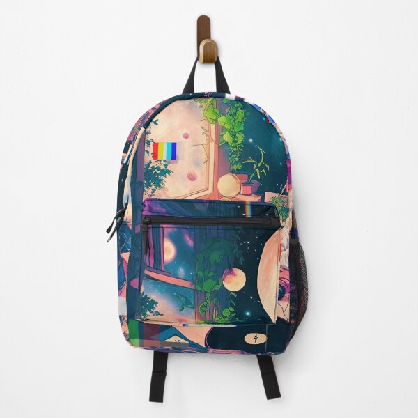 Item preview, glitch spacecraft bedroom designed and sold by fleurdesignart.