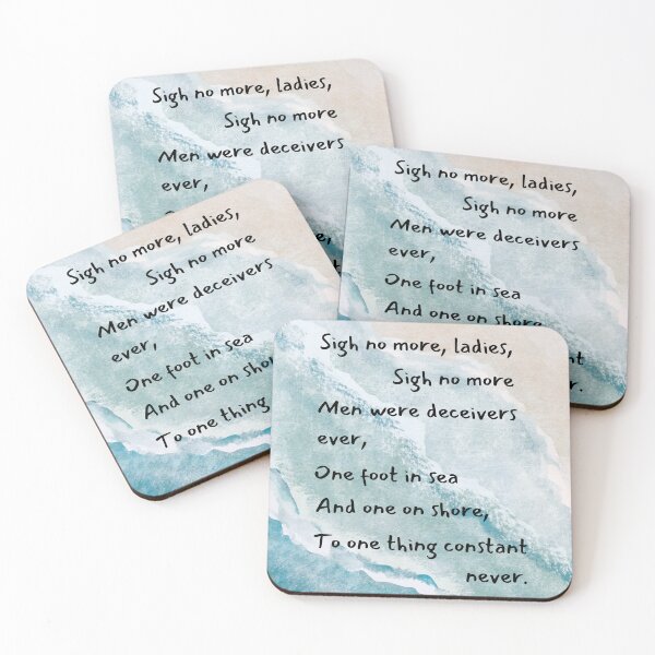 Item preview, Sigh No More Much Ado designed and sold by bardnbangtan.