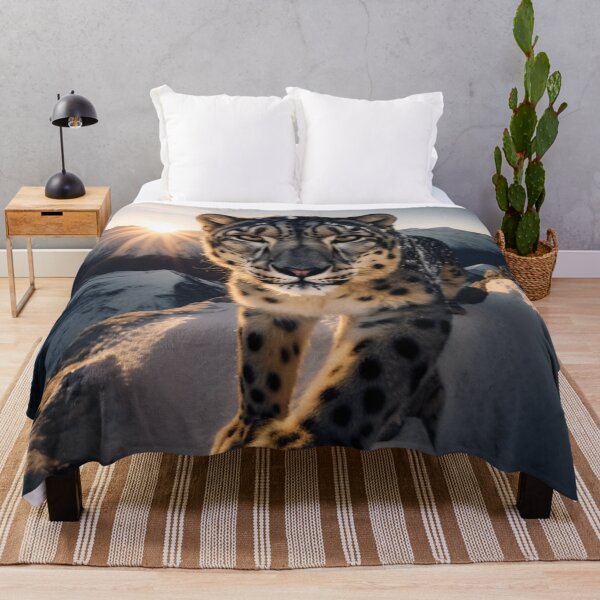Item preview, Peak Majesty: Golden Sunrise Embrace of the Snow Leopard designed and sold by luvablelifeform.