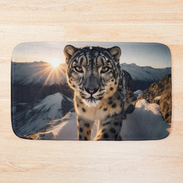 Item preview, Peak Majesty: Golden Sunrise Embrace of the Snow Leopard designed and sold by luvablelifeform.