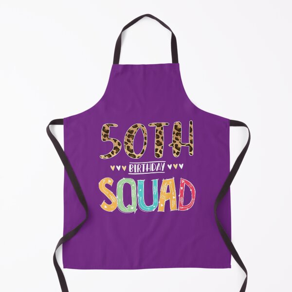 Item preview, 50 yrs Old Birthday Leopard Floral Funny 50th Birthday Squad 	 	 designed and sold by yrhwumin86.