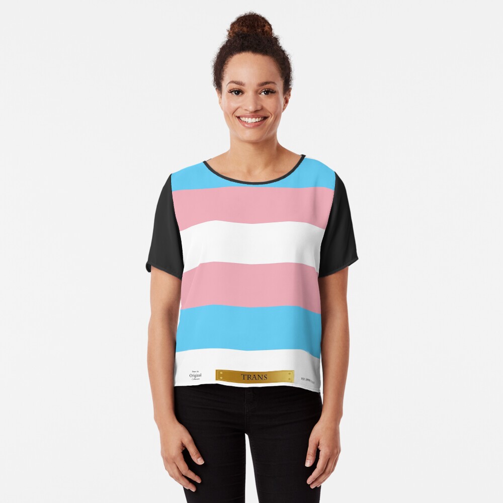 Item preview, Chiffon Top designed and sold by LGBT-Pride-Flag.