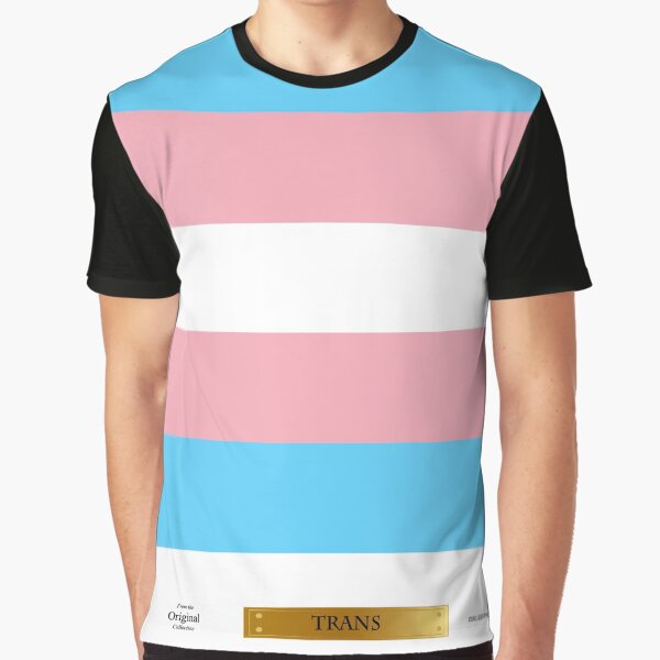 Trans LGBT Pride Flag Graphic T-Shirt