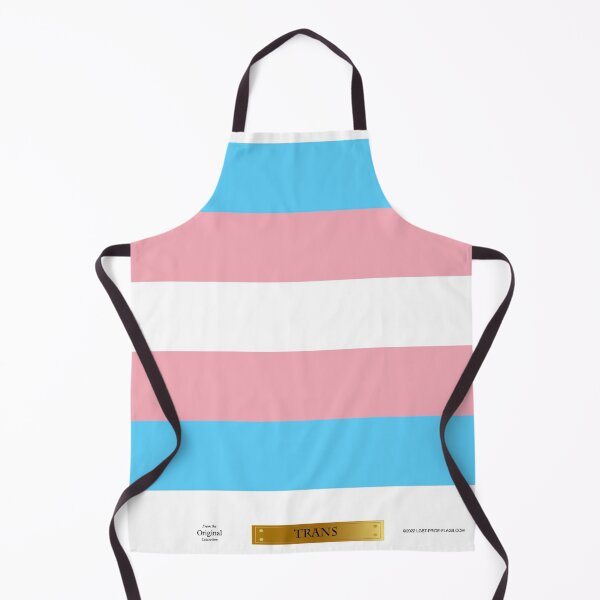 Trans LGBT Pride Flag Apron