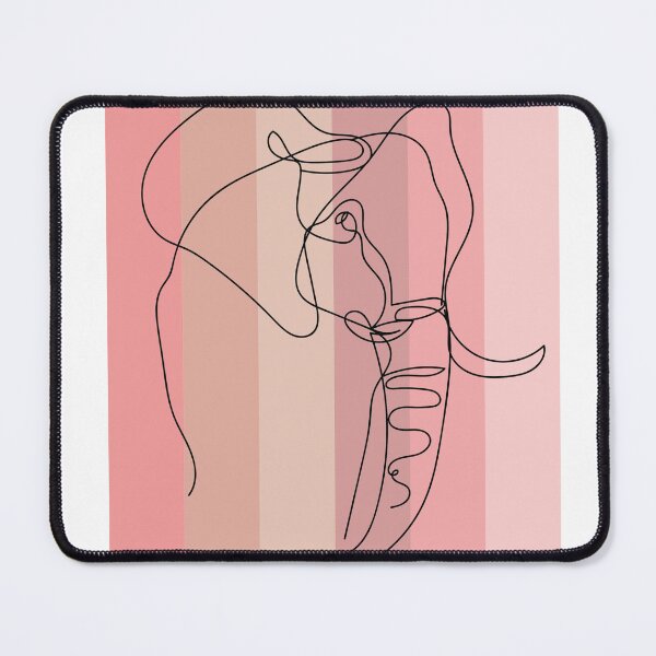 Aperçu de l'œuvre Dessin au trait éléphant | Dessin au trait simple créée et vendue par Glixyy.