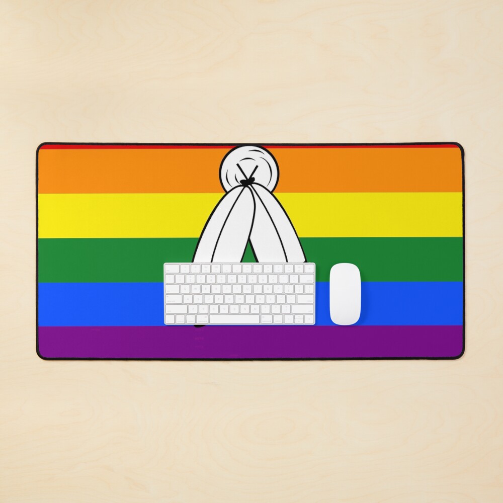 Item preview, Desk Mat designed and sold by LGBT-Pride-Flag.