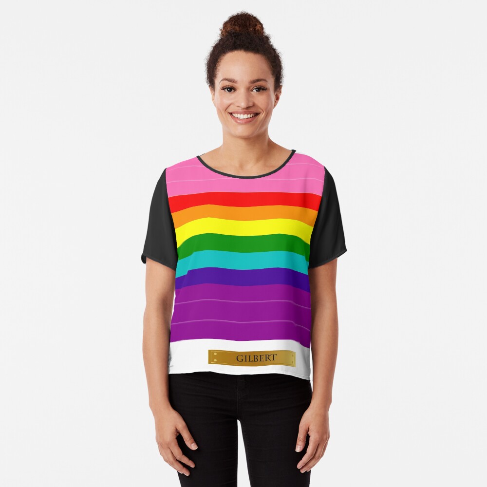 Item preview, Chiffon Top designed and sold by LGBT-Pride-Flag.