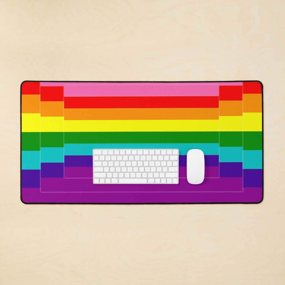 Item preview, Desk Mat designed and sold by LGBT-Pride-Flag.